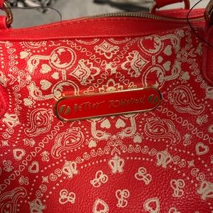 Red Betsy Johnson purse